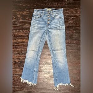 Madewell Cali Demi Boot Frayed Hem 25